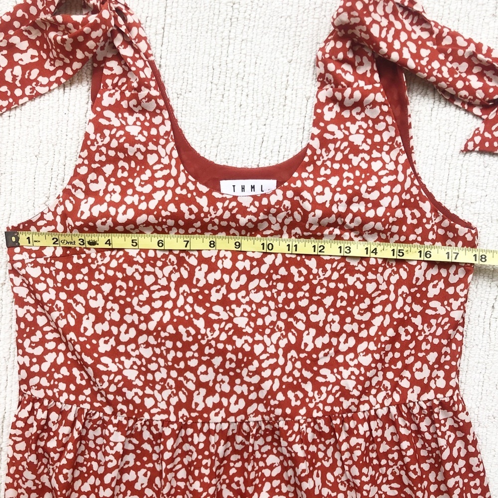 THML Red and Black Floral Maxi Dress - Picture 6 of 11
